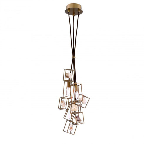Eurofase Patton 3 Light Chandelier Bronze Model: 31834-018