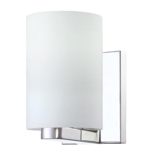 Eurofase Pilos 1 Light Wall Sconce Small Chrome Model: 23000-018