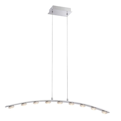 Eurofase Richmond 9 Light LED Pendant Chrome Model: 28086-017
