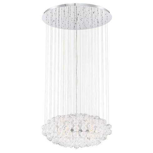 Eurofase Riverdale Unique Clustered Crystal Like Glass Clouds Model: 35906-018