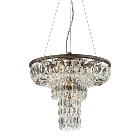 Eurofase Rosalia 9 Light Pendant Silver Model: 25649-017