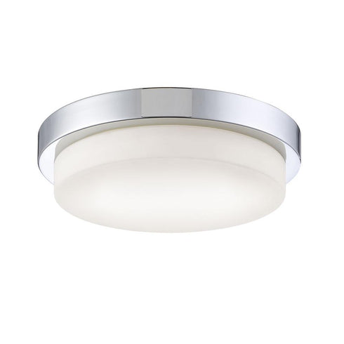 Eurofase Salba Circular Opal White Glass Shade With Chrome Model: 30150-010
