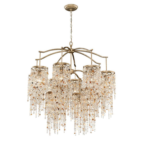 Eurofase Savannah 12 Light Chandelier Bronze Model: 28000-013