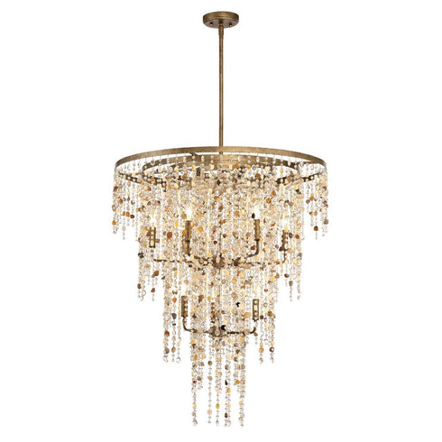 Eurofase Savannah 9 Light Pendant Bronze Model: 28321-010