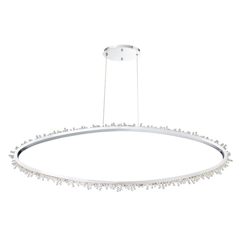 Eurofase Scoppia Elegant Polished Chrome Rings With Crystal Model: 33730-011