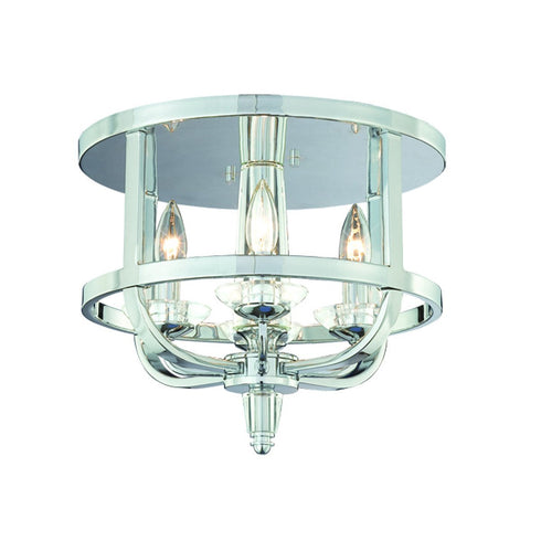 Eurofase Senze 4 Light Flushmount Chrome Model: 20312-015
