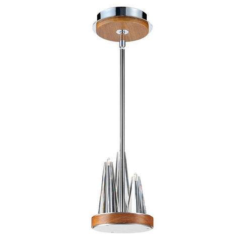 Eurofase Skyline 3 Light Chandelier Mini Chrome Clear Model: 26370-019