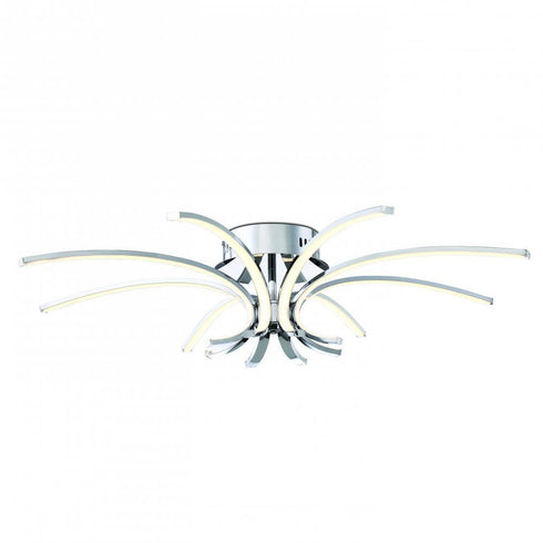 Eurofase Spruzzo 8 Light Large LED Flush Chrome Model: 31862-011