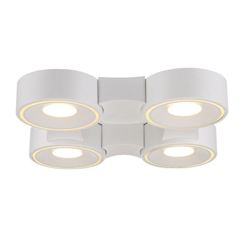 Eurofase Stavro 4 Light LED SurfacesqWhite Model: 30277-014