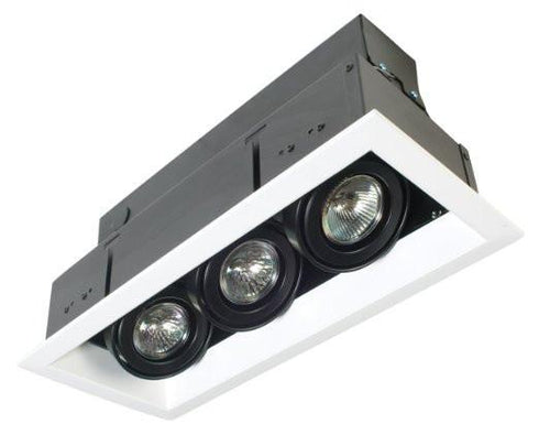 Eurofase TE113TR-0N 3 Light Multiple Mr16 Platinum/Black