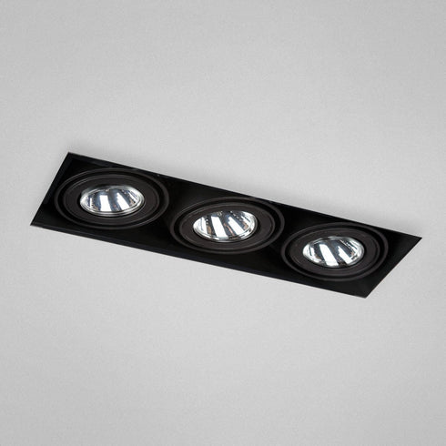 Eurofase TE213TR-01 3 Light Trimless Multi Mr16 Black