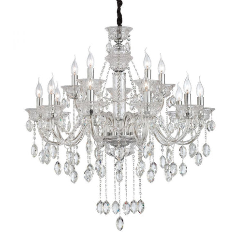 Eurofase Venetian 15-light Chandelier, Cognac Brandy Finish Model: 23127-012