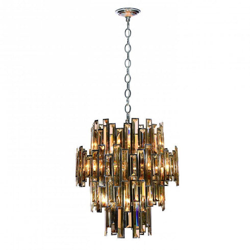 Eurofase Vienna 12 Light Chandelier Chrome Model: 31891-011