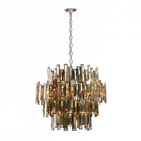 Eurofase Vienna 15 Light Chandelier Chrome Model: 31890-014