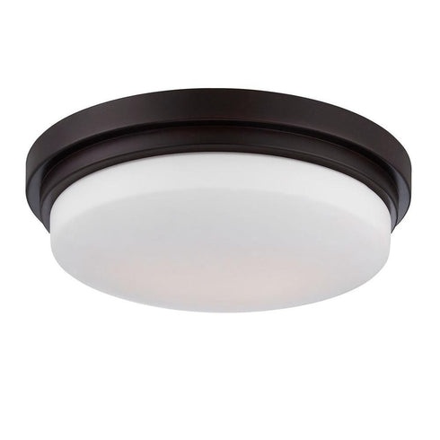 Eurofase Wilson 1 Light LED Flushmount Bronze Model: 26635-019
