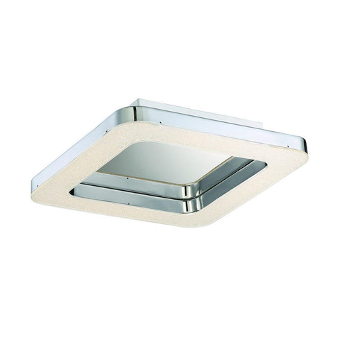 Eurofase Zatina 1 Light LED Flushmount Large Chrome Model: 30064-010