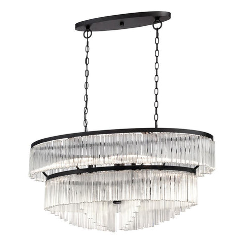 Eurofase Ziccardi 1 0 Light Chandelier Oval Orb Model: 28085-010