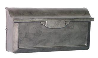 Hampton Cast Aluminum Black Mailbox