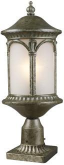 Hampton Collection Outdoor Taditional Post Mount with Base