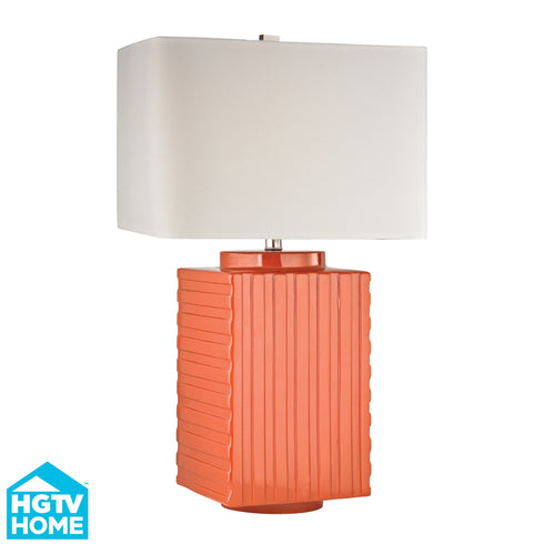 HGTV340 Dimond Booker Collection Ceramic Table Lamp