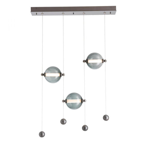 Hubbardton Forge Abacus 3 Light LED Pendant Model: 139053-LED-STND-05-GG0668