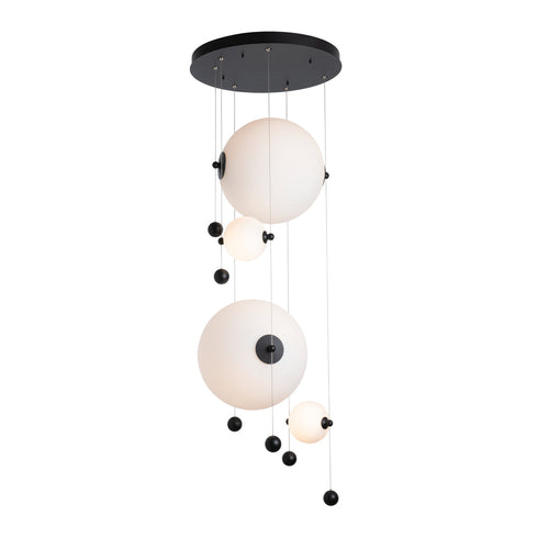 Hubbardton Forge Abacus 4 Light Round LED Pendant Model: 139052-LED-STND-05-YL0694