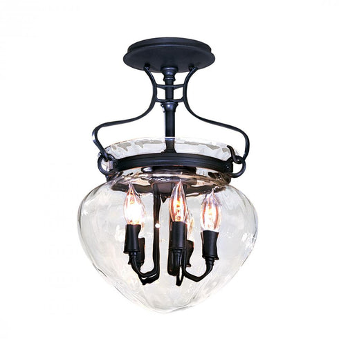 Hubbardton Forge Acharn Semi Flush Model: 126754-SKT-86-LL0095