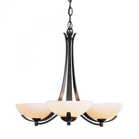 Hubbardton Forge Aegis 3 Arm Chandelier Model: 101260-SKT-25-GG0136