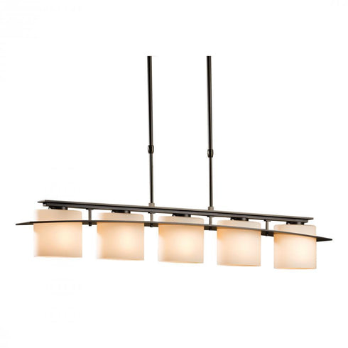 Hubbardton Forge Arc Ellipse 5 Light Pendant Model: 137525-FLU-LONG-82-GG0182