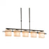 Hubbardton Forge Arc Ellipse 5 Light Pendant Model: 137525-SKT-SHRT-82-GG0182