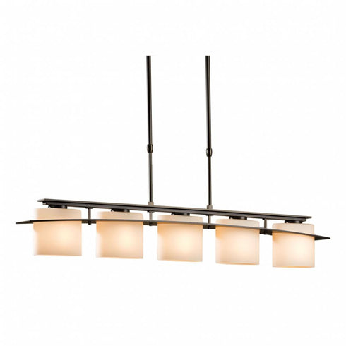 Hubbardton Forge Arc Ellipse 5 Light Pendant Model: 137525-SKT-SHRT-84-GG0182
