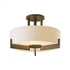 Hubbardton Forge Axis Semi Flush Model: 126403-SKT-25-GG0216