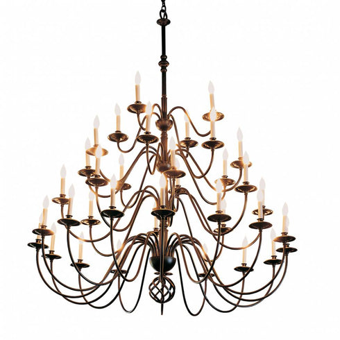 Hubbardton Forge Ball Basket 36 Arm Chandelier Model: 191572-SKT-82