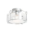Hubbardton Forge Bow Medium Semi Flush Model: 121142-SKT-82-GG0218