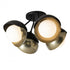 Hubbardton Forge Brooklyn 4 Light Double Shade Semi Flush Model: 121376-SKT-20-82-GG0711