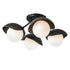 Hubbardton Forge Brooklyn 4 Light Single Shade Semi Flush Model: 121375-SKT-07-82-GG0711