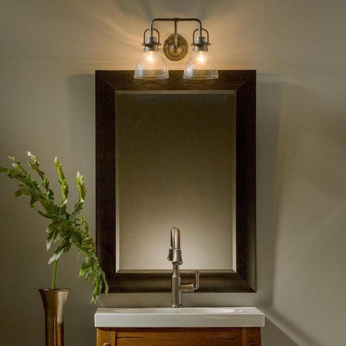 Hubbardton Forge Castleton 2 Light Domed Sconce Model: 202169-SKT-09-GG0612