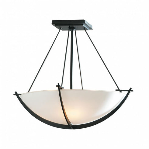 Hubbardton Forge Compass Small Semi Flush Model: 124555-SKT-14-GG0020