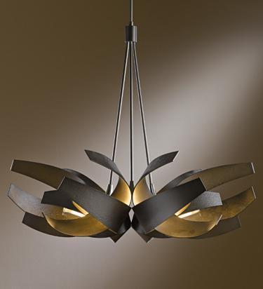 Hubbardton Forge Corona Large Pendant Model: 136505-SKT-LONG-03-YE0377