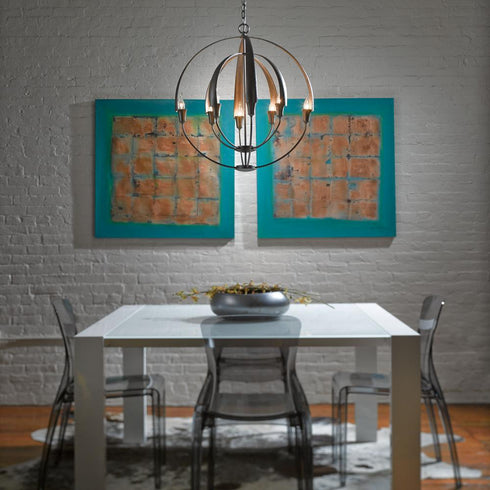 Hubbardton Forge Double Cirque Chandelier Model: 104205-SKT-03