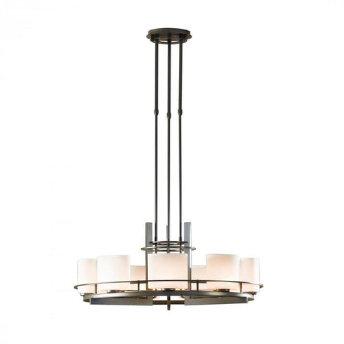 Hubbardton Forge Ellipse 9 Light Pendant Model: 137530-FLU-LONG-84-GG0182