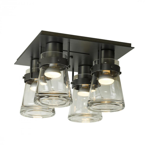 Hubbardton Forge Erlenmeyer 4 Light Semi Flush Model: 128710-SKT-03-ZM0467
