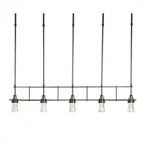 Hubbardton Forge Erlenmeyer 5 Light Pendant Model: 137725-SKT-SHRT-14-ZM0343