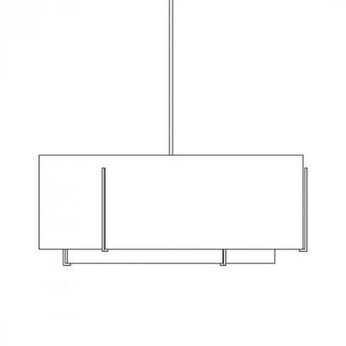 Hubbardton Forge Exos Double Shade Large Scale Pendant Model: 194642-SKT-84-SA3399-SJ4299