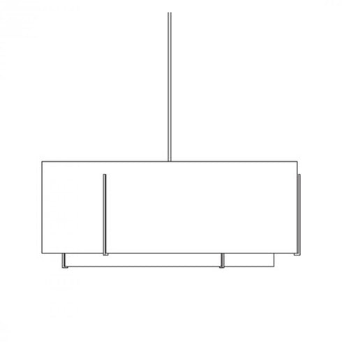 Hubbardton Forge Exos Double Shade Large Scale Pendant Model: 194666-SKT-07-SA5499-SA6699