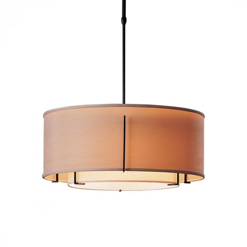 Hubbardton Forge Exos Double Shade Pendant Model: 139605-FLU-STND-82-SA1590-SA2290