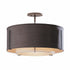 Hubbardton Forge Exos Double Shade Semi Flush Model: 126503-SKT-82-SA1590-SA2290