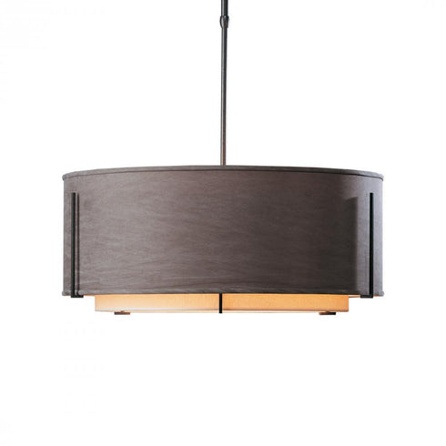 Hubbardton Forge Exos Large Double Shade Pendant Model: 139610-FLU-LONG-84-SA2290-SA2899