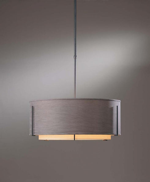 Hubbardton Forge Exos Large Double Shade Pendant Model: 139610-FLU-SHRT-05-SA2290-SA2899