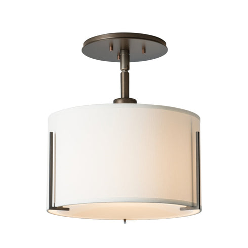 Hubbardton Forge Exos Single Shade Semi Flush Model: 126498-SKT-03-SA1099
